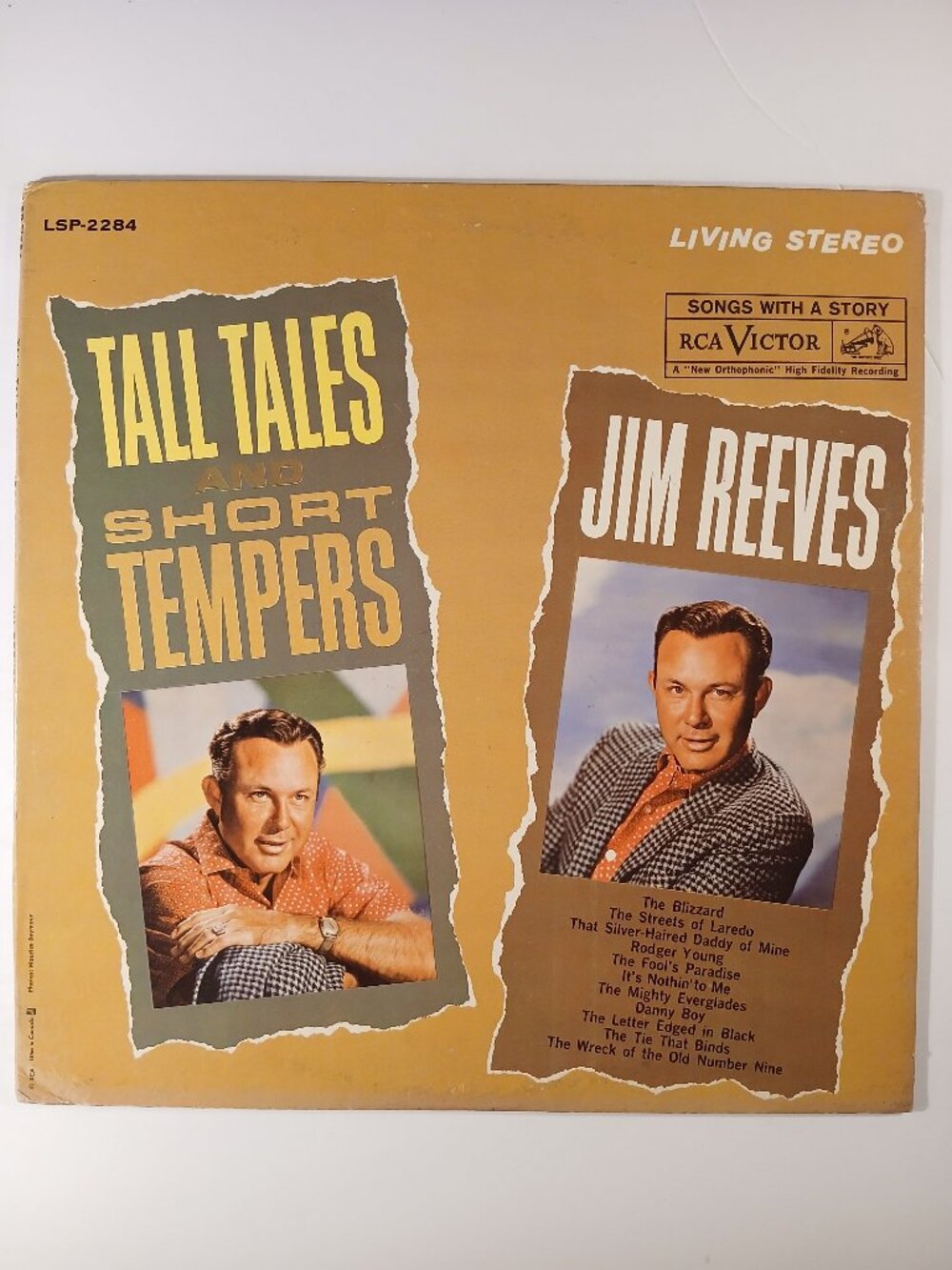 Jim Reeves - Tall Tales and Short Tempers - Vinyl LP Record